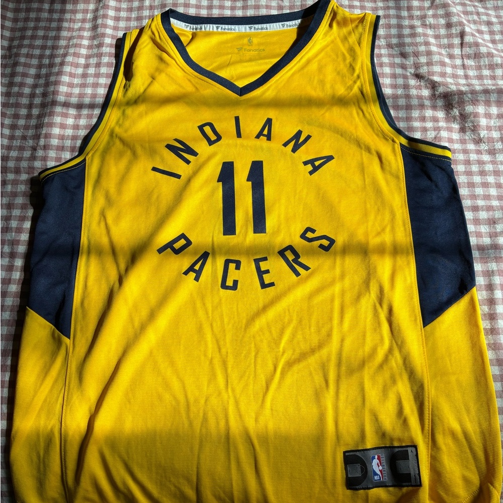 Indiana Pacers Yellow and Blue Jersey